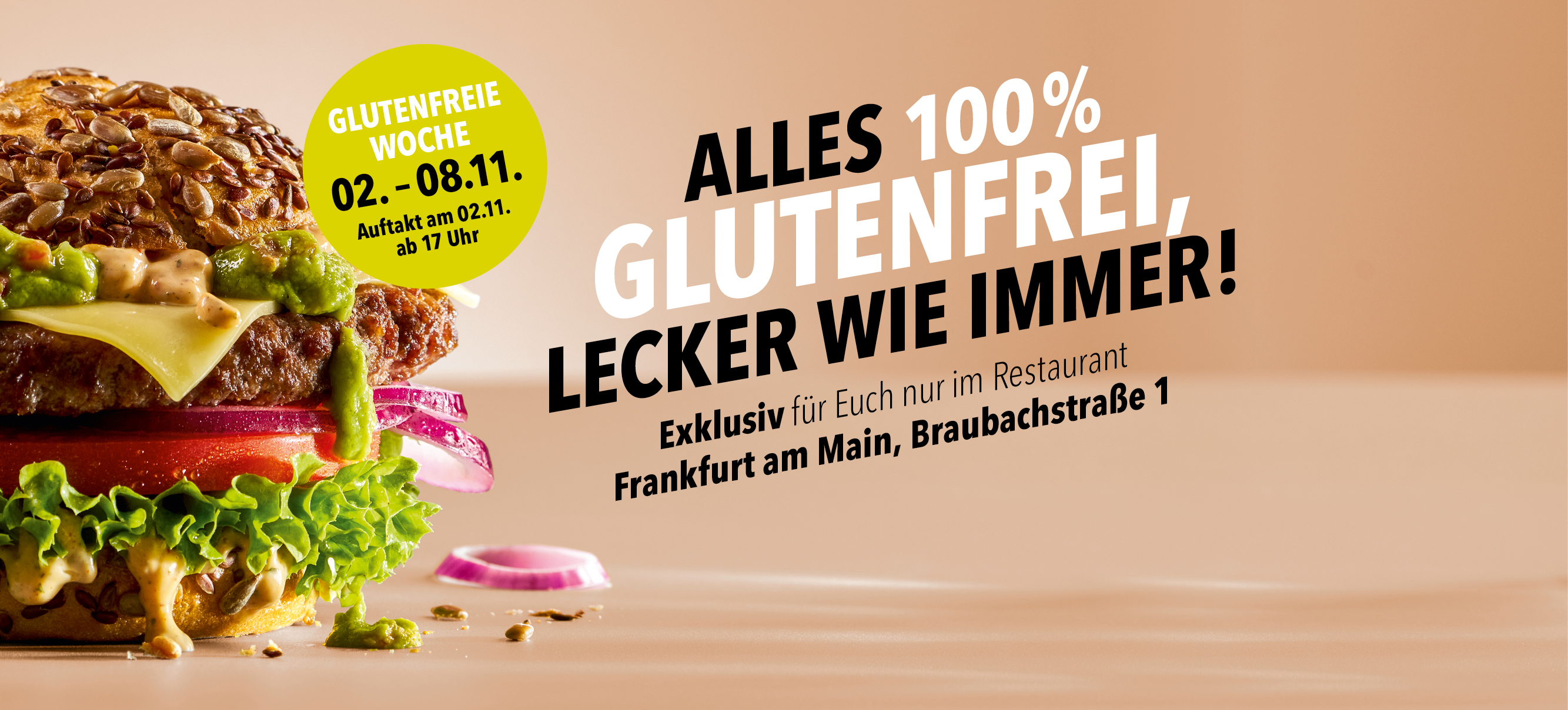 Glutenfreie Woche Frankfurt Braubachstrasse | HANS IM GLÜCK