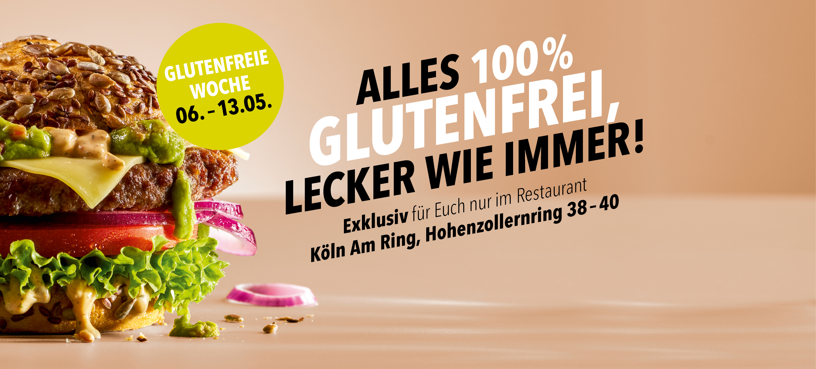 Glutenfreie Woche Köln am Ring | HANS IM GLÜCK